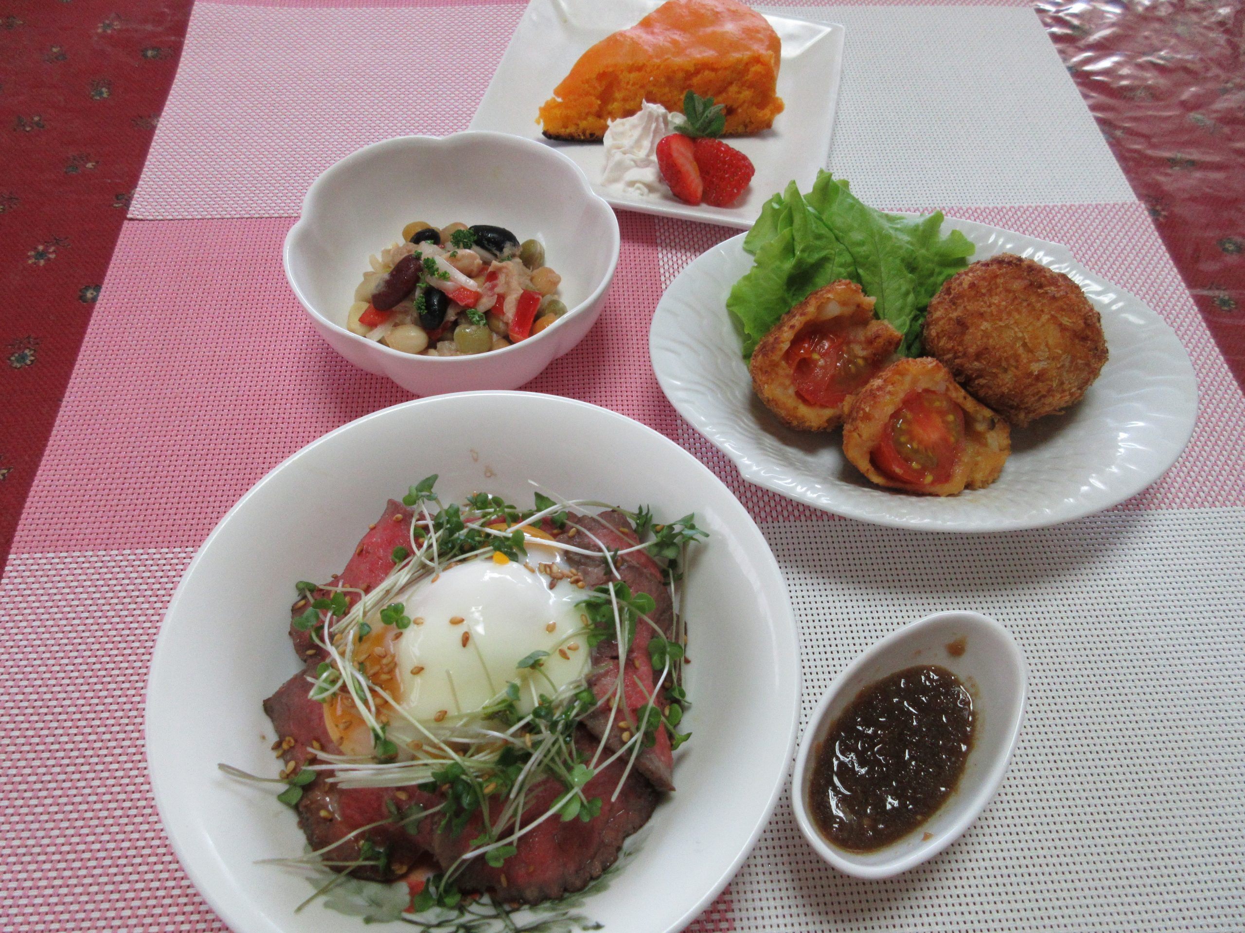 ★季節ごはん★ みんな大好き ローストビーフ丼を作っちゃお☆