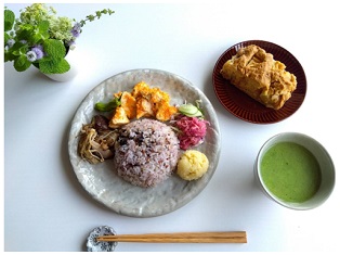 雑穀味わうワンプレートごはんと地粉りんごケーキ　11/18(火)