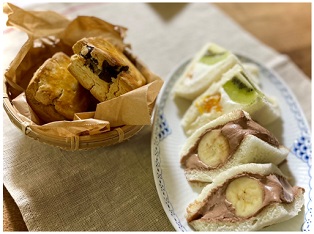 春のアフタヌーンティー☆フルーツサンドと米粉スコーン【午後開催】 3/10(火)