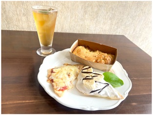 米粉ピザと季節野菜のケークサレ、おうちカフェレッスン　9/16(水)